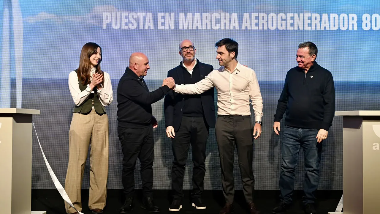 Aluar inauguró la quinta etapa de su parque eólico y alcanzó los 582 MW