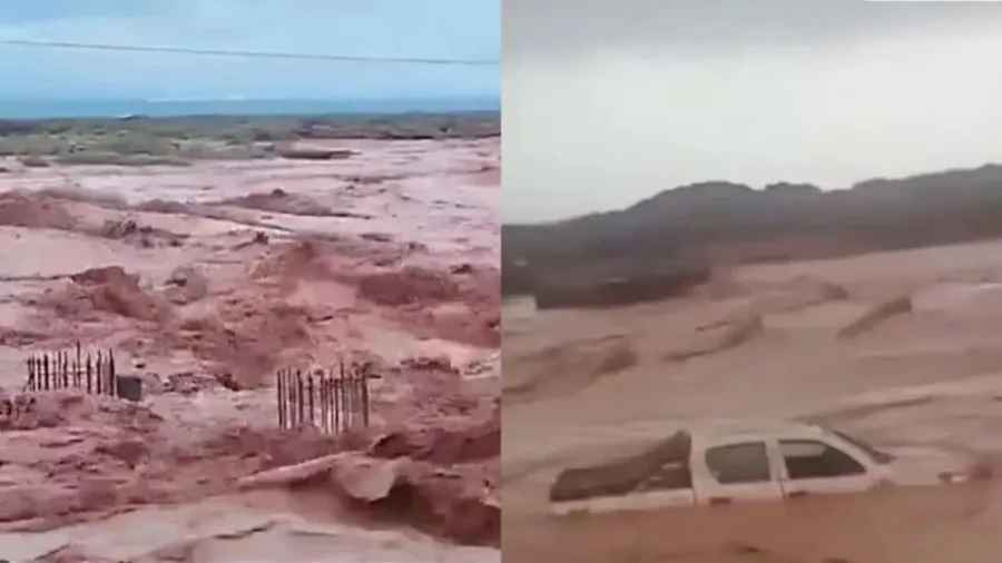 Lluvias aislaron Rincón de los Sauces y golpearon Vaca Muerta